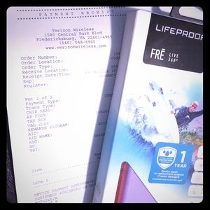 LifeProof Fre iPhone 8/7 Case 💗💜💦🤳🏻